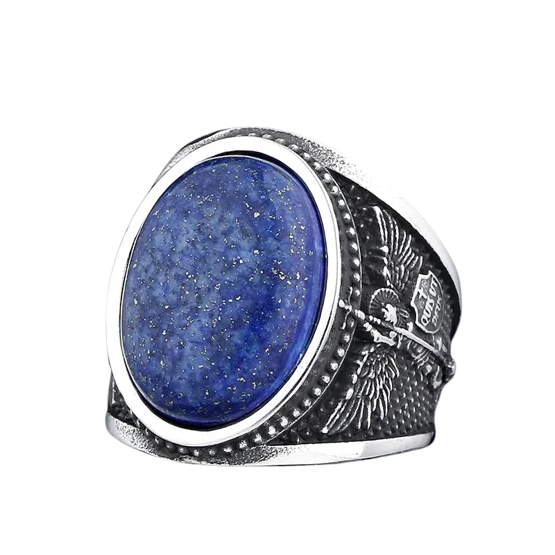 Bague Ancienne Pierre Bleue